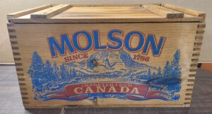 Molson Beer Ale Case Crate