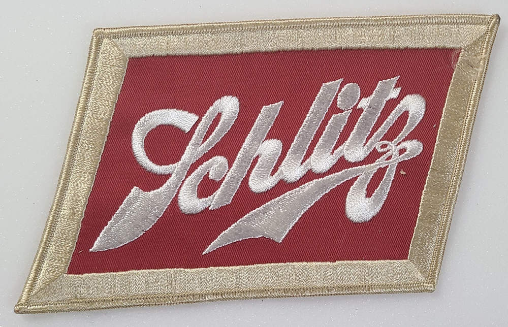 Schlitz Beer Uniform Patch [object object] Home schlitzrhomboidgoldpatchlarge