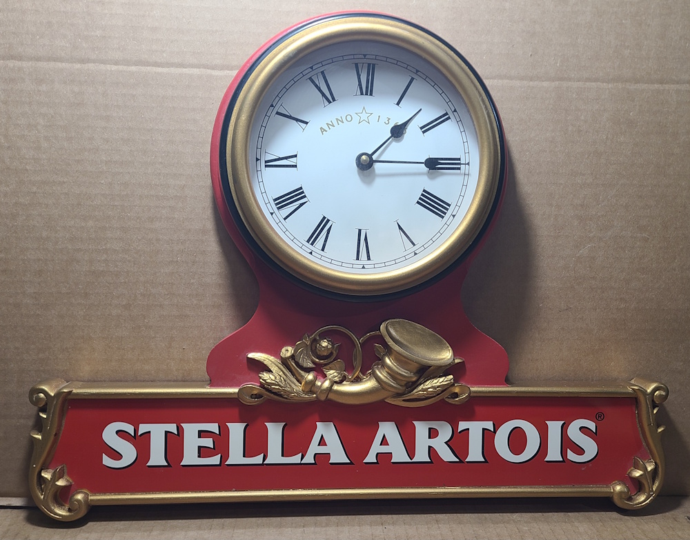 Stella Artois Beer Clock Sign [object object] Home stellaartoisclock