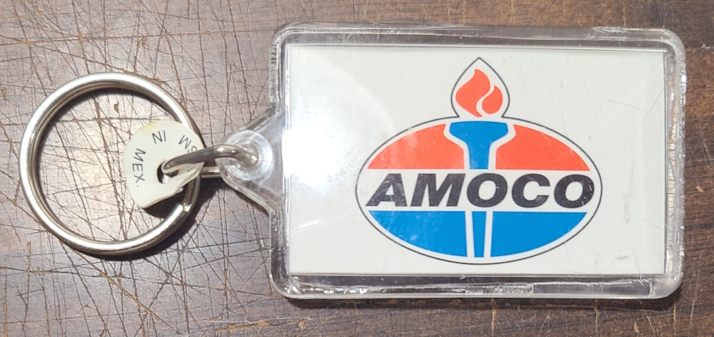 Amoco Oil Company Keychain