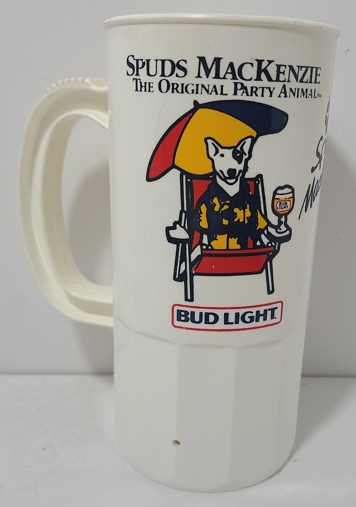 Bud Light Beer Spuds Mackenzie Mug