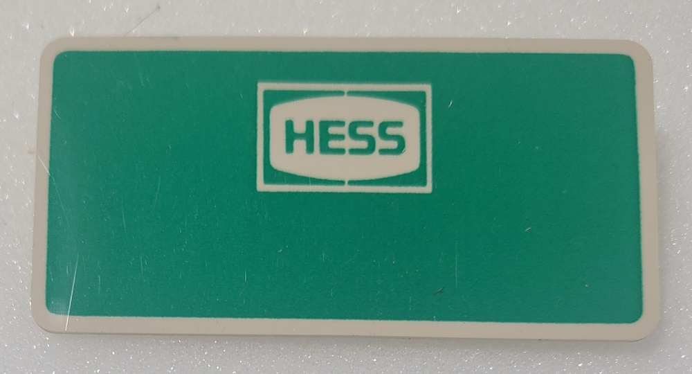 Hess Oil Company Employee Name Pin
