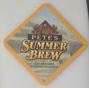 Pete's Summer Brew Beer Coaster