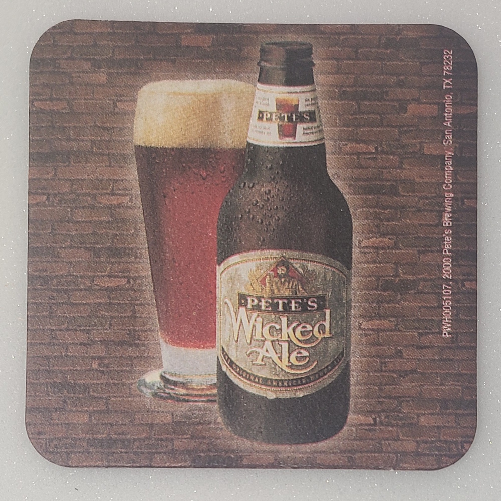 Pete's Wicked Ale Beer Coaster
